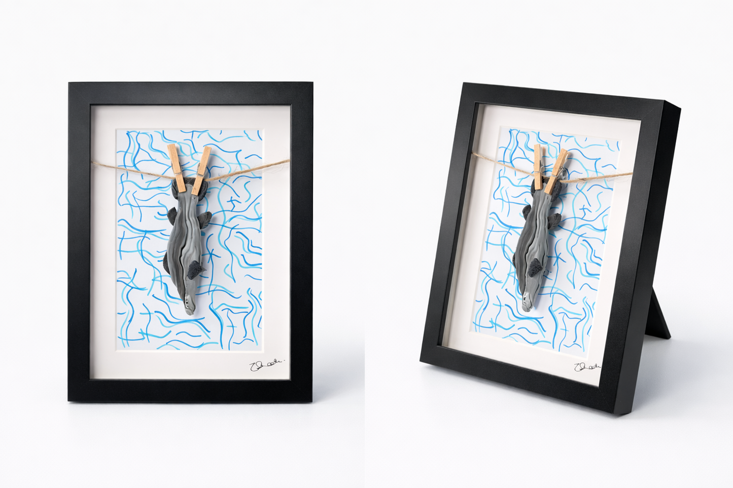 Barramundi Polymer Clay - A5 Art Piece