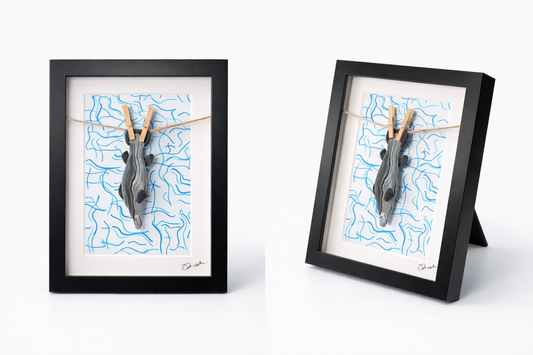 Barramundi Polymer Clay - A5 Art Piece